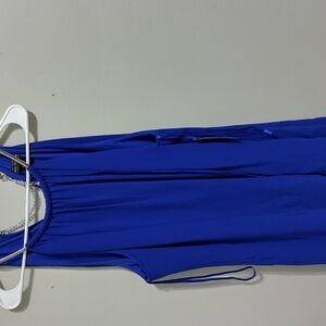 Blue Sleeveless Dress